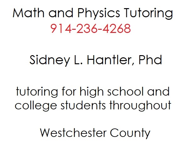 Math and physics tutor