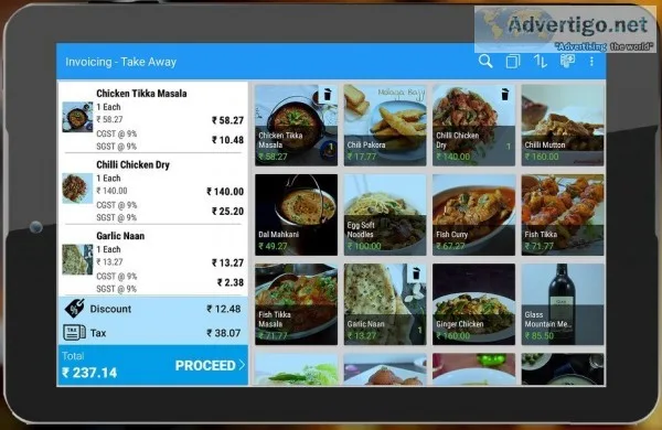 Takeaway billing software