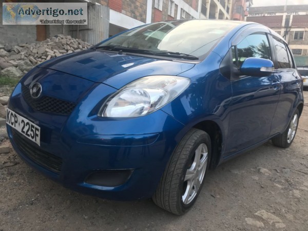 Vitz 1290 cc petrol l blue colour 2010 a