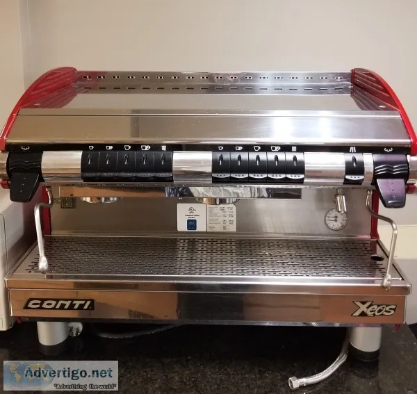 Conti xeos 2 espresso machine - red - la