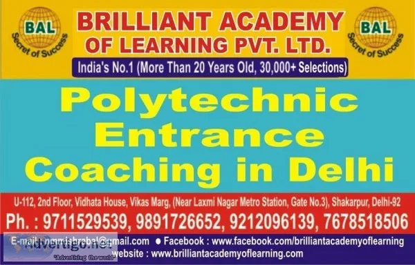Confident polytechnic coaching in delhi