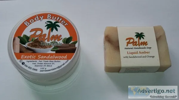 Body butter & natural soap gift set