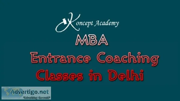 Best mba entrance coaching classes