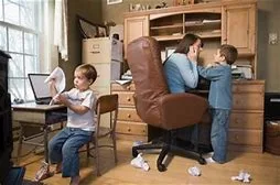 Work at home today