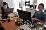 Work at home today