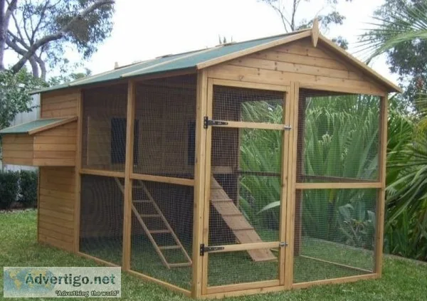 Chicken coop homestead cat enclosure