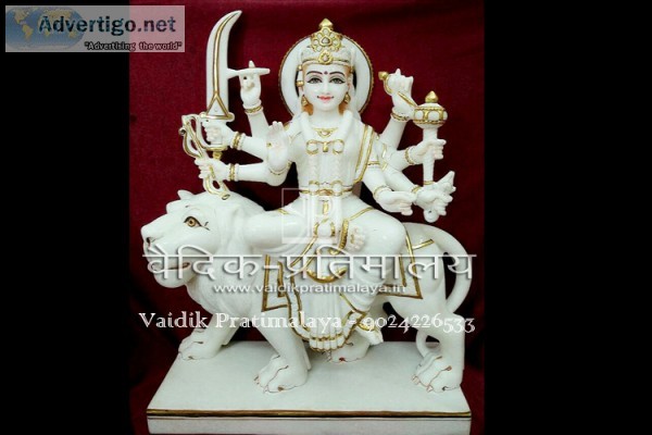  get white marble durga mata statues