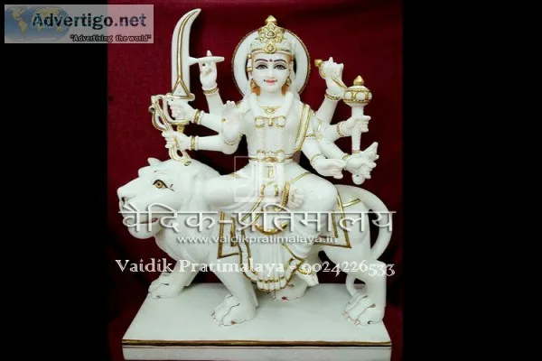  get white marble durga mata statues