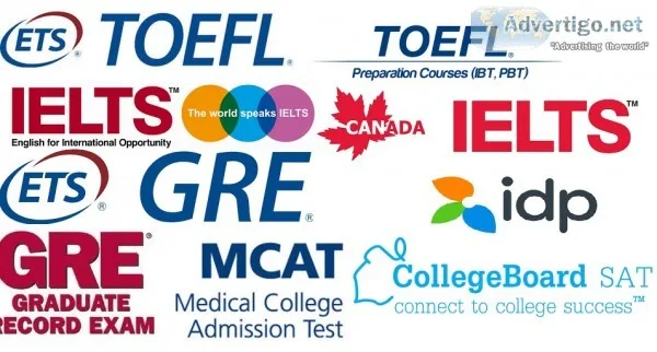 Obtain registered ielts, toefl etc