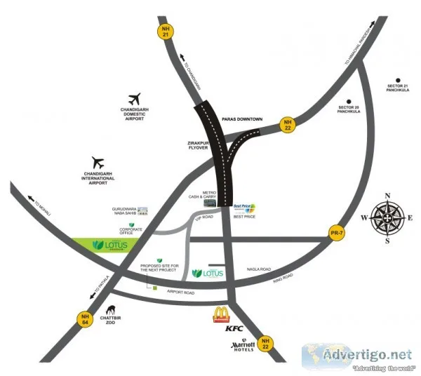 3bhk luxury flat on patiala highway