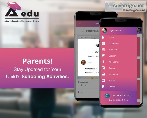 Aedu - school parent app for android