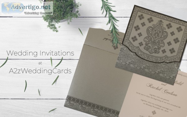 Classic and traditional wedding cards