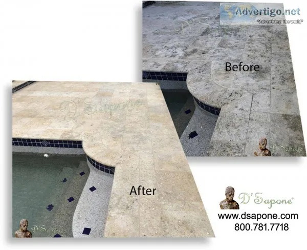 Pool tile repair service