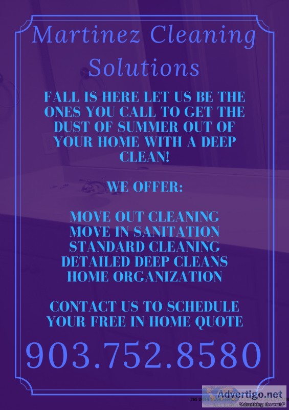 Cleaning services