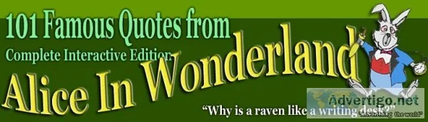 101 famous quotes from alice in wonderla