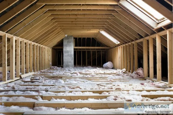 Attic insulation & clean up services