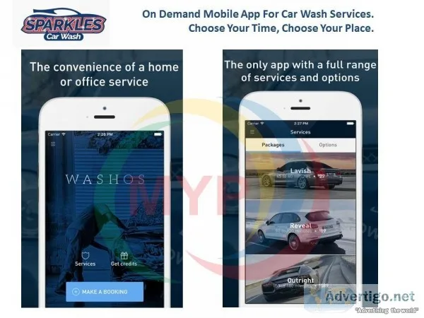 On demand mobile app & website services