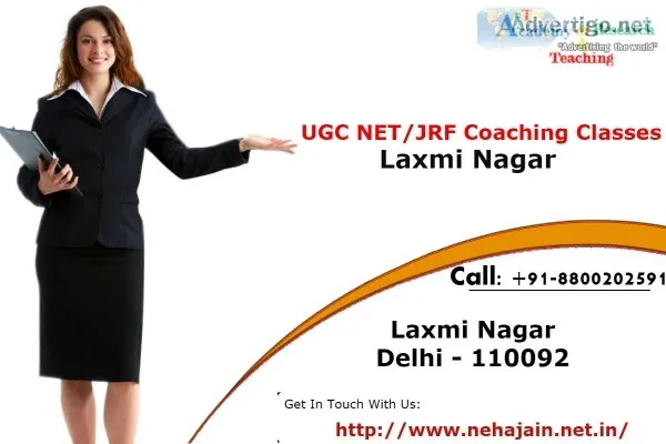 Best classes for net jrf in laxmi nagar