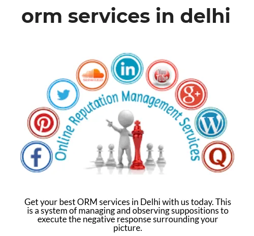 Hire best orm services in delhi