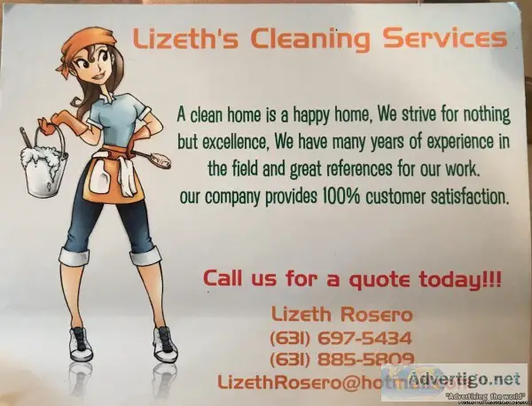 Lizeth&rsquos cleaning service