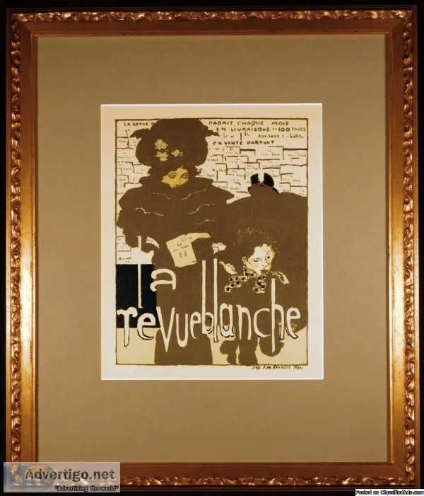 La Revue Blanche Original Lithograph after Pierre Bonnard