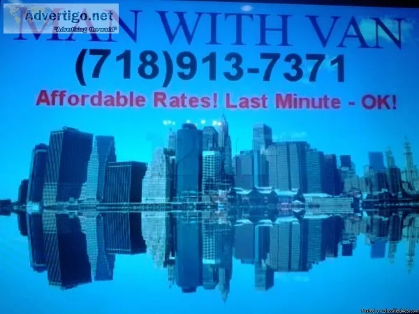 man and van can assist with small movingpick up or delivery  718