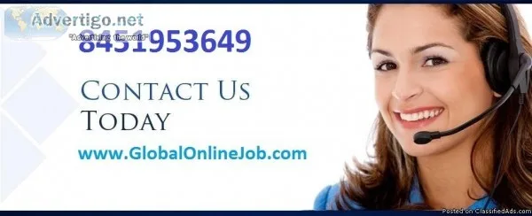 Internet job just with handsome income while sitting home for st