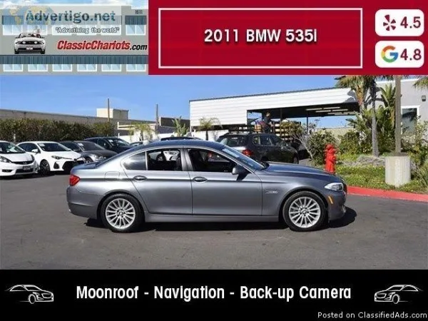 Used 2011 BMW 5-Series 535i for Sale in San Diego- 18529