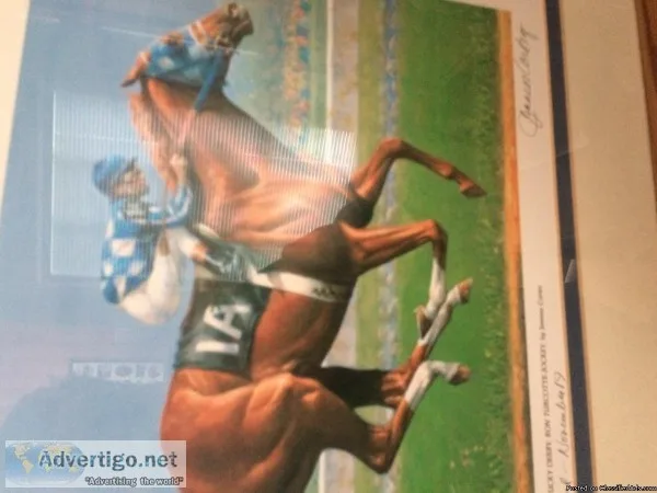 Secretariat framed print by Jenness Cortez