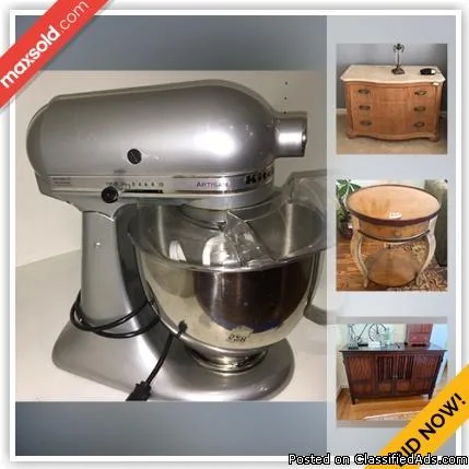 Burlingame Moving Online Auction - Dwight Road