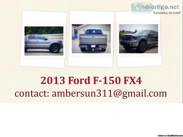 &quot 4-Wheel Drive Ford F-150 &quot