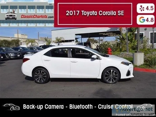 Used 2017 Toyota Corolla SE for Sale in San Diego - 18517r
