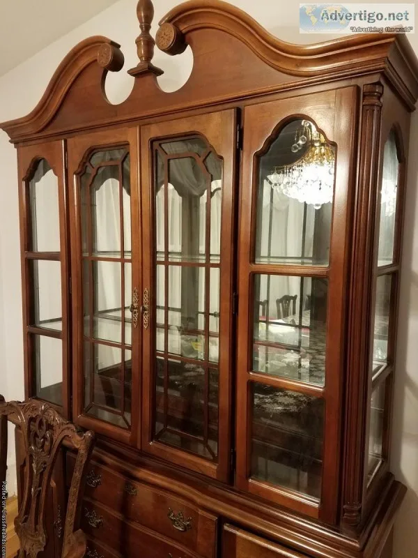 Dining Room Set Table 8-chairs and China Cabinet