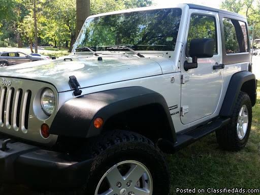 2011 Jeep Wrangler   Silver  Sport 72K Miles - 14995