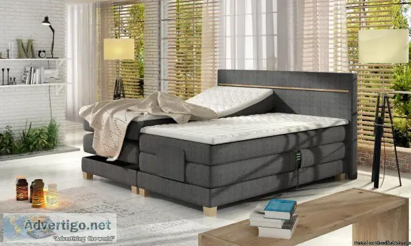 Adjustable Brito Bed includes mattress