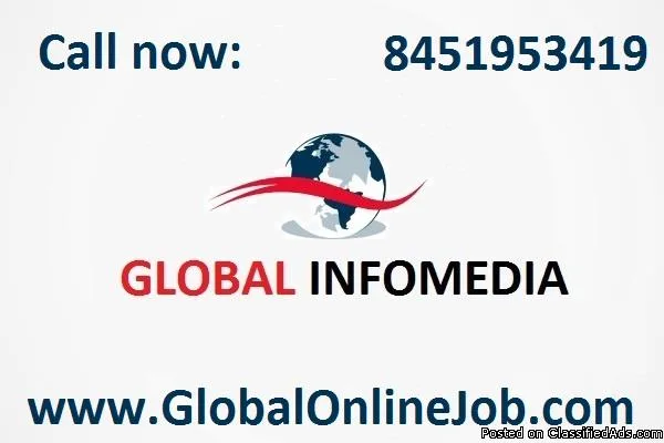 Global Infomedia offers jobs at stting home with great income