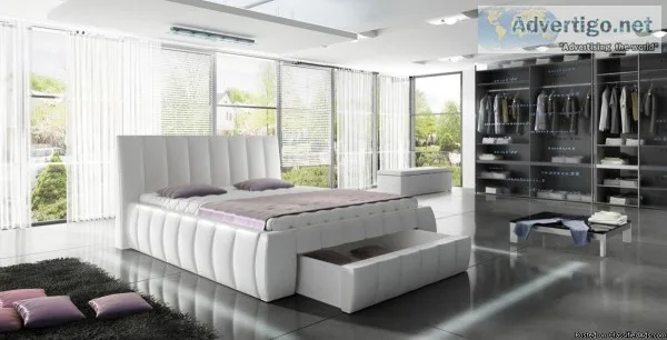 Modern Rea Bed includes comfy mattress