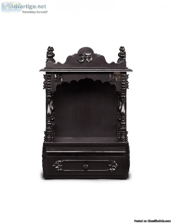 Small Wooden Pooja Mandir from India to USA