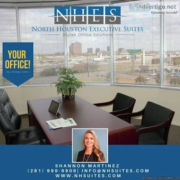 A PRIVATE EXECUTIVE OFFICE IN NORTH HOUSTON DISTRICT