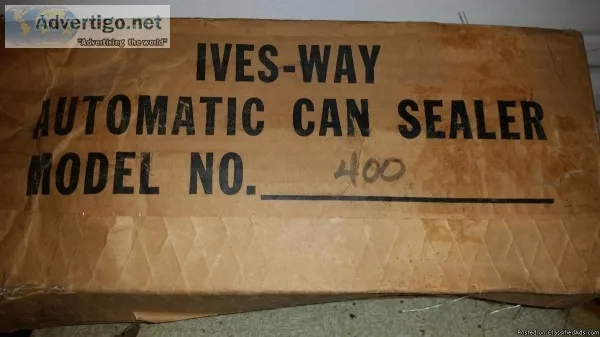 Can sealer Ives-Way like new