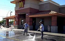 Commercial property power washing services