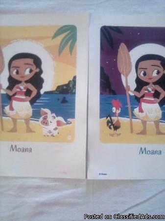 Moana Pua and Hei serigraph prints