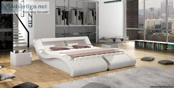 Modern Ottimo Bed includes mattress