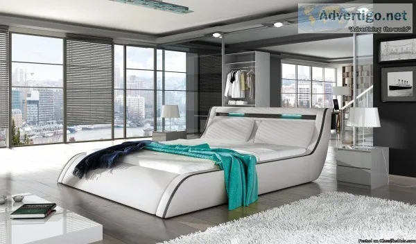 Modern Polaris Bed includes mattress