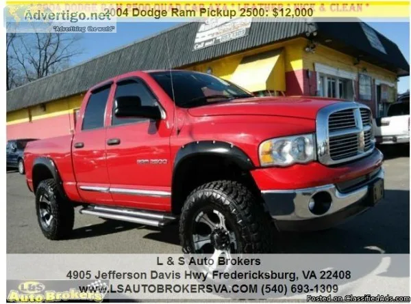 2004 DODGE RAM PICKUP 2500