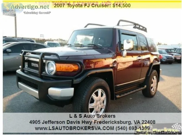 2007 TOYOTA FJ CRUISER SUV