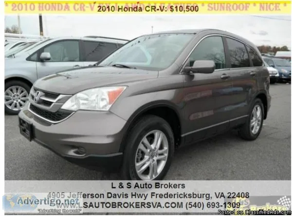 2010 HONDA CR-V AWD EX-L