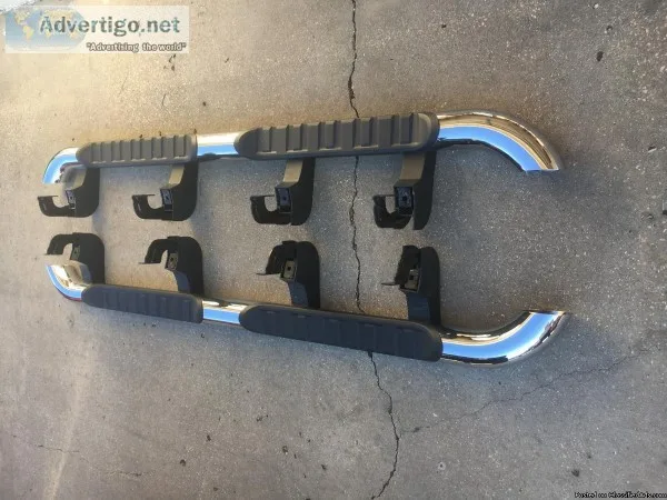 4&rdquo OEM chevy crewcab nerf bars