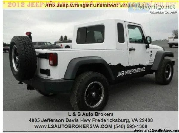2012 JEEP WRANGLER UNLIMITED JK8