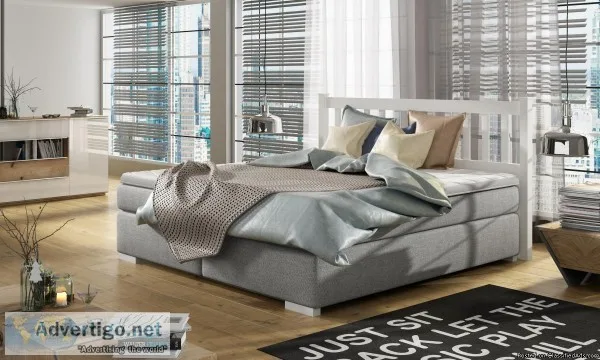 Modern Luno Bed Frame includes comfortable mattress